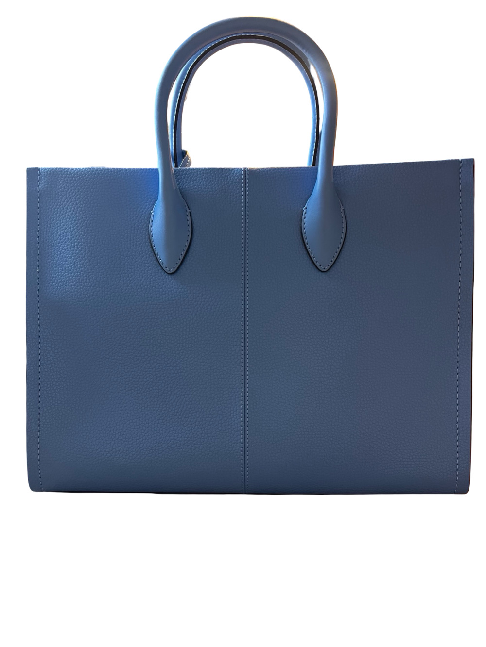 NWT Michael Kors Mirella Medium East West Pebbled Leather Tote Bag in South Paci - Picture 2 of 6